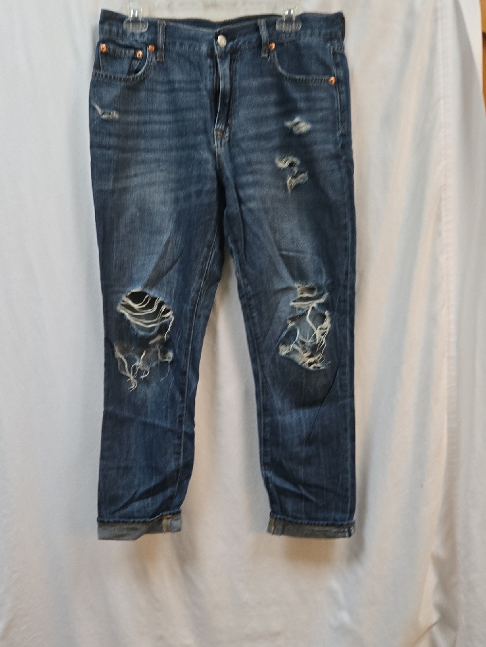 GAP Blue Denim Jeans with Contrast Stitching